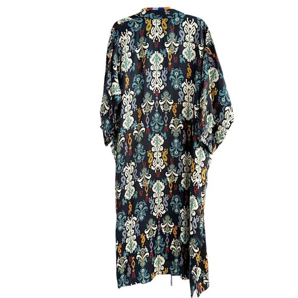 ZARA Blogger Fav Kimono Hanoi Beaded Print NEW Medium NWT - Picture 4 of 14